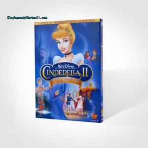 Hot sell Cinderella ②II Dreams Come True disney dvd movies cartoon dvd movies kids movies with slip cover case drop ship