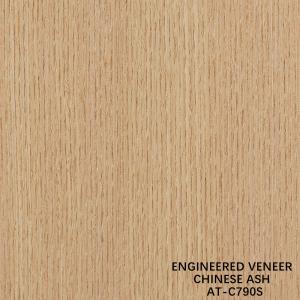 Fancy Wood Veneer Chinese Ash Man-Made Lengthened Size 3100mm Can Be Customized For Decoration China Makes