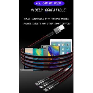 China Nylon Braided 1.3m USB 2.0 Charging Cable 5A Fast Charging For IPhone supplier