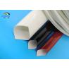 China Colored Heat Treated 2.5KV Fiberglass Braided Wire Sleeve / Silicone Resin Coated Fiberglass Sleeving wholesale