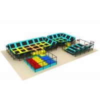 China Mixed Designs Toddler Indoor Trampoline Park Customized Size 124CBM Volume on sale