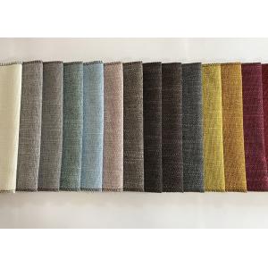 Brushed Linen Sofa Fabric Faux Slub Effect Home Textile