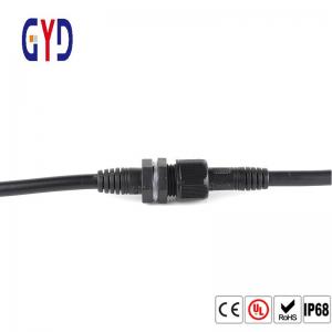 China Small Male Female Waterproof Electrical Plug IP68 2 Pin To 4 Pin supplier