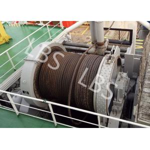 10 Ton 20 Ton 50T Ship Traction Marine Winch With Spooling Device