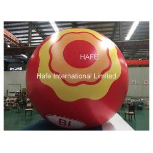 China Custom Led Inflatable Helium Balloon Lights , Moon Light Ball Print Logo supplier