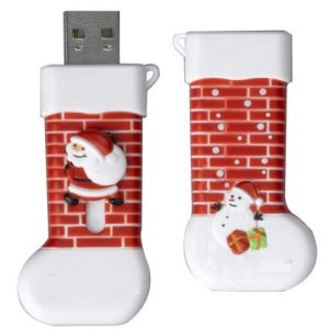 China Bâton fait sur commande de mémoire d'Usb de Noël, usb d'arbre de Noël, bâton de mémoire d'usb du père noël wholesale