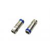 China Twist On CCTV Male Coaxial Cable Compression F Connector For TV Transmission wholesale
