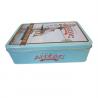 Pre-Roll Metal Child Proof Rectangular Tin Box For Medical Packaging