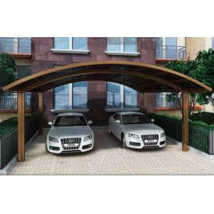 Aluminum Alloy Frame Polyurethane Board Roof Car Parking Shed Hugging Style Carport