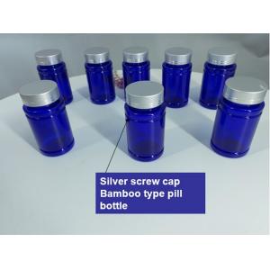 Plastic Vitamin Supplement Bottle PET Capsule Tablet Pill Bottle Blue 100ml 120ml Plastic Container Medicine bottle