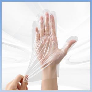 China Lightweight Comfortable Disposable PE Gloves Food Safe Disposable Gloves supplier