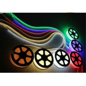 RGB Driverless High Voltage LED Strip Light , RoHS Full Color Changing LED Strip