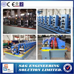China 160KW Power Welded Pipe Production Line With Pipe Roll Forming Machine PLC Control supplier