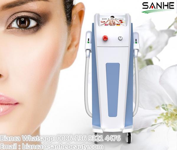 2016 hot sale hair removel machine / IPL+RF SHR with two handle