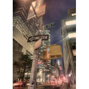 China JJ001 Modern City Canvas Canvas Prints Lighted Wall Art Applied in Home supplier