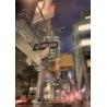 JJ001 Modern City Canvas Canvas Prints Lighted Wall Art Applied in Home