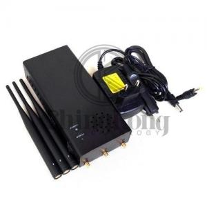China Handheld Remote Control Signal Jammer 10W Output Power Jamming Up To 100meters supplier