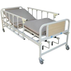 China Multi-Purpose Handicapped Manual Hospital Bed With Mesh-Wire Mattress supplier