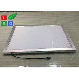 China Low Flickering LED Poster Frame 30mm Width For Display Rack Top supplier