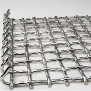 Hot Dipped Galvanized Crimped Wire Mesh Heavy Duty Grid  20 Gauge