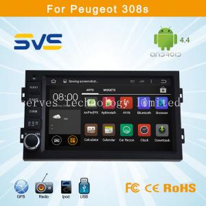 China Android 4.4 car dvd player GPS navigation for Peugeot 308S with BT TV USB Ipod car radio supplier
