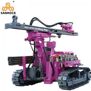 China Hydraulic crawler drilling rig mining borehole 25 meters deep rock drilling rigs for sale supplier