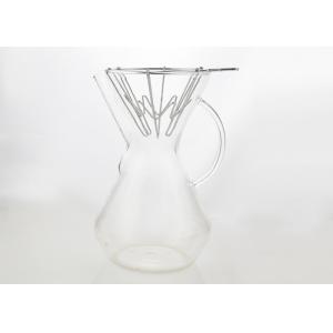China Pour Over Coffee Maker Suit Paper Filter Holder Stainless Steel Stand supplier