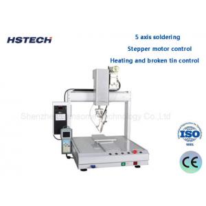 Single Station Desktop Automated Soldering Machine 0.6~1.0mm Solder Wire Processing Date HS-S331R