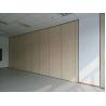 China Aluminum Wooden Soundproof Folding Partition Walls For Banquet Hall / Ballroom wholesale
