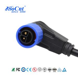 China Self Locking Plug M20 2+0 Pin Electric Waterproof LED Light Connector Car Lithium Battery Connector wholesale