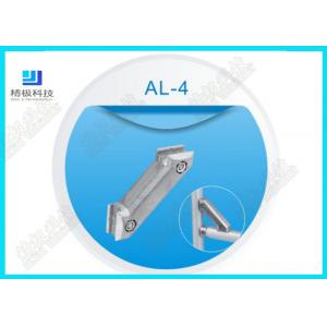 China Double Side 45 Degree Aluminum Tubing Joints Diagonal Brace Pipe Connector AL -4 supplier