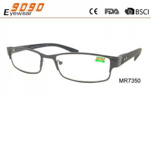 China Unisex fashion design reading glasses with stainless steel, Power rang : 1.00 to 4.00D supplier