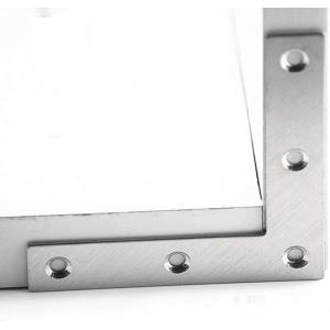 White Finish Stainless Steel Flat Corner Bracket for Repair Joist Plate Connector