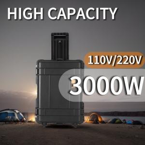 China 3000W High Power Output Portable Power Station with Lithium Iron Phosphate Battery wholesale