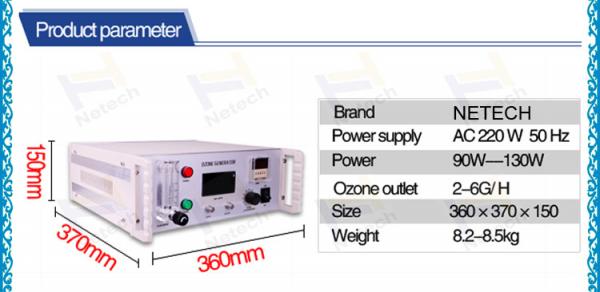 Commercial Ozone Generator , Desktop ozone therapy machine