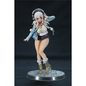 Decorative Adult Anime Figures , Japanese Toy Figures With Base Navy Style