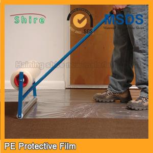 China Anti Dust Plasticover Carpet Protection Film Clear 24 Wide By 200' Long supplier