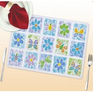 China Custom made dining table placemats fashion tea / cup plastic coaster supplier