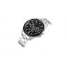 Silver Field Chronograph Watch , Timepieces Quartz Chronograph Watch 10ATM