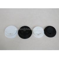China 8oz Paper Cup Lid /  Coffee Hot Cup Lids For Starbucks Coffee Cup PS Materials on sale