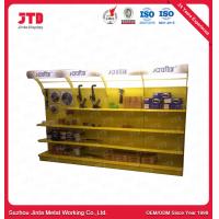 China Yellow Power Tools Display Rack Stand 1800mm With Light Box on sale