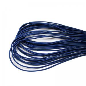 Colored 3mm Polyester Elastic Cord Round Braided Stretching