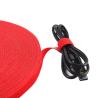 China Self Adhesive Hook And Loop Strap Customized Back To Back Cable Tie Colorful wholesale