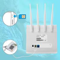 China 5dbi Antenna LTE Router Volte 1200Mbps 4G Sim Card Slot Router on sale