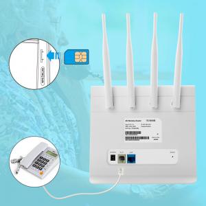 China 5dbi Antenna LTE Router Volte 1200Mbps 4G Sim Card Slot Router supplier