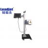 Leadjet 10W CO2 Laser Coding Machine Turn Head Design For Non Metal Materials