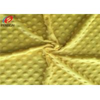 China Super Soft 100% Polyester Baby Blanket Minky Dot Minky Plush Fabric on sale