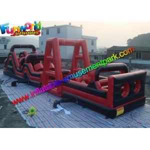 Boot Camp Challenge Inflatable Obstacle Course , Inflatable Obstacle Challenge For Outdoor