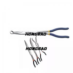 China 33cm Long Reach Pliers Double X Joint Long Reach 13mm Hose Tube Extra Long supplier