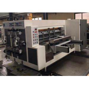 China Multicolor Water Base Flexo Printer Slotter Machine Automatically CE Certification supplier